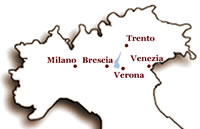 Mappa Italia del Nord
